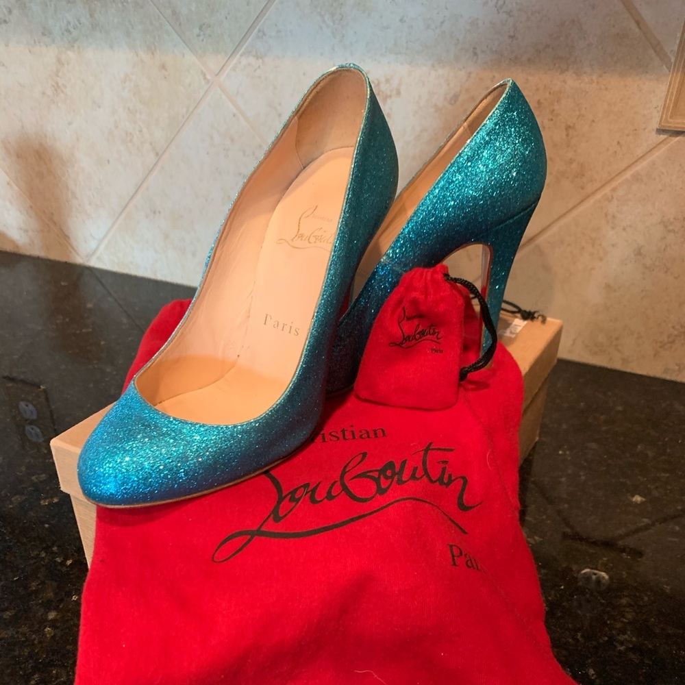 Christian Louboutin Ron Ron glitter mini